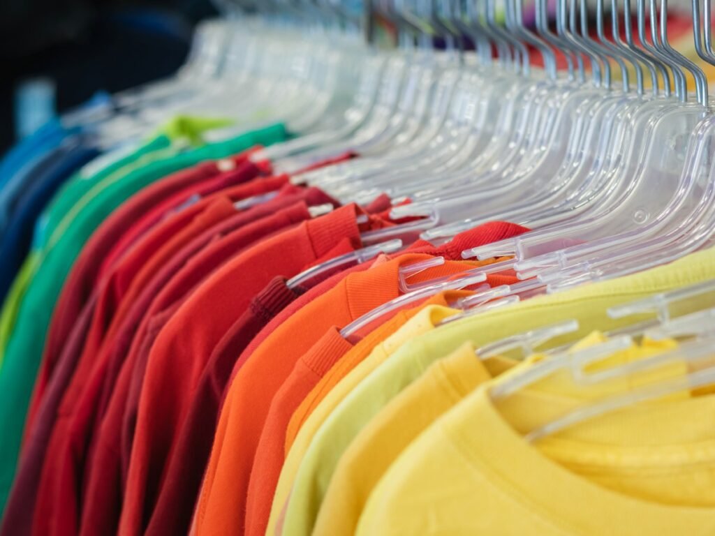 color options for custom printed t-shirts