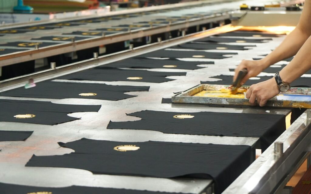 screen printing on fabric for uniform branding
