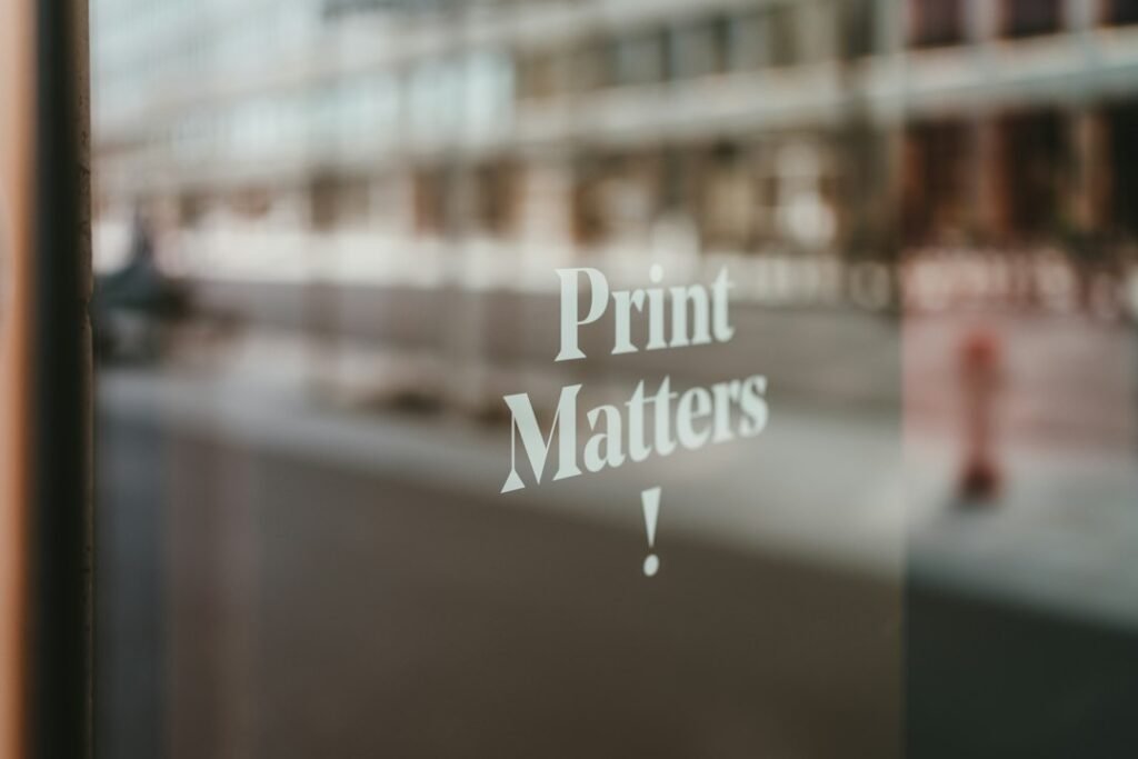 Vinyl sticker and film printing for custom graphics and branding